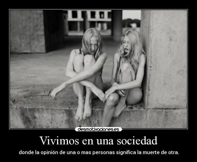 Vivimos en una sociedad -