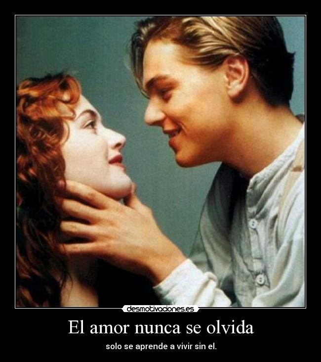 El amor nunca se olvida - solo se aprende a vivir sin el.