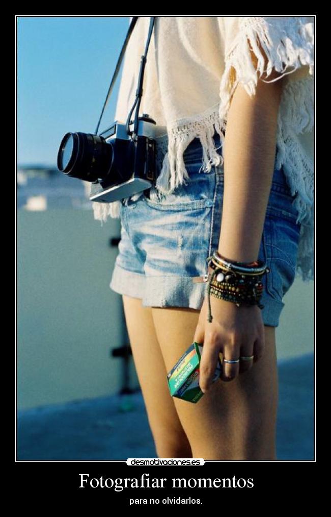 Fotografiar momentos -