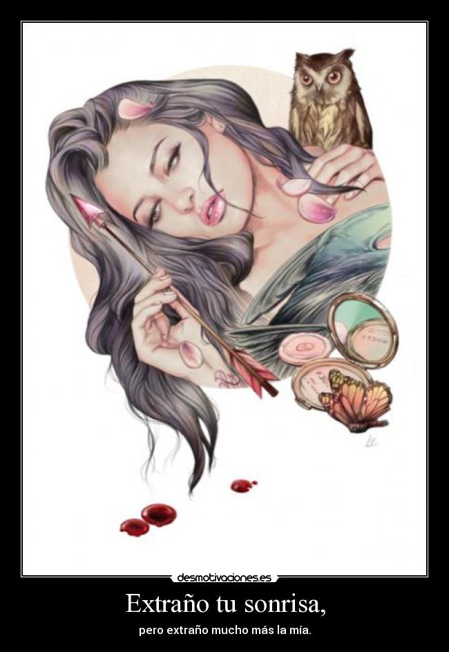 carteles sonrisa sonrisa extranar desmotivaciones