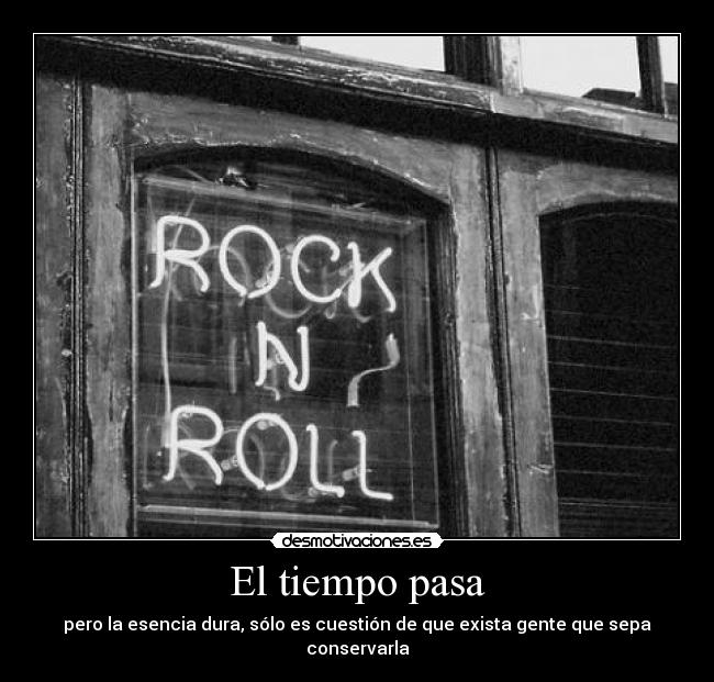El tiempo pasa -