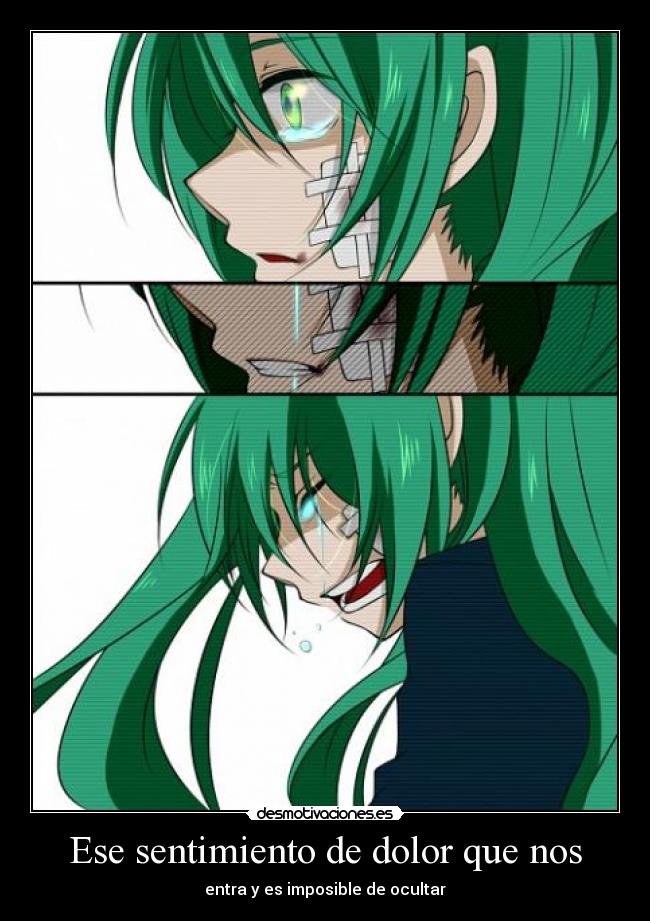 Ese sentimiento de dolor que nos -