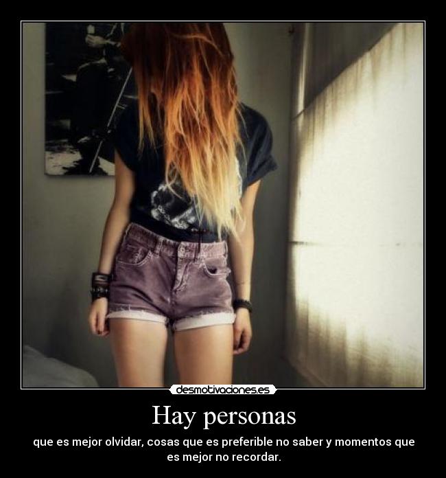 Hay personas -