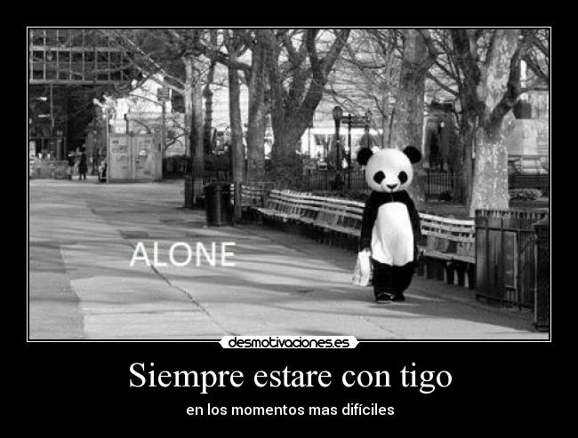 Siempre estare con tigo | Desmotivaciones