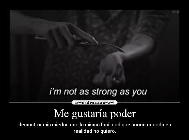 Me gustaría poder -