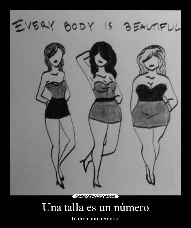 Una talla es un número -