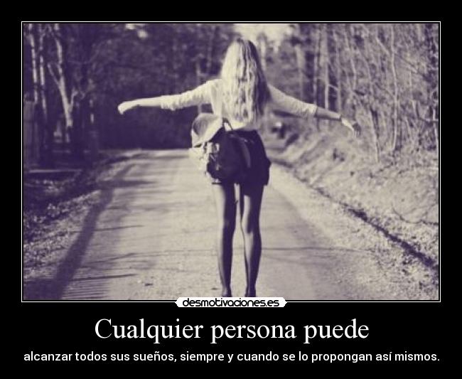 Cualquier persona puede -