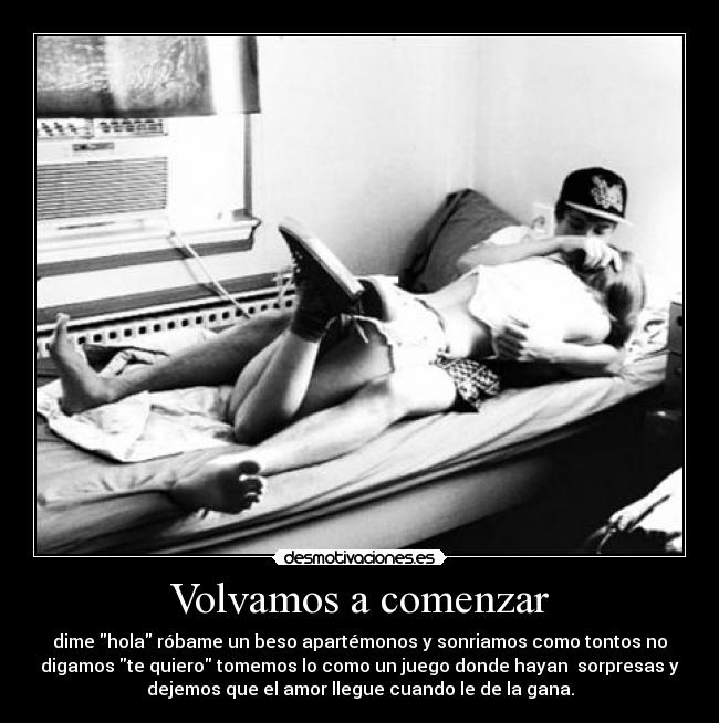 Volvamos a comenzar -