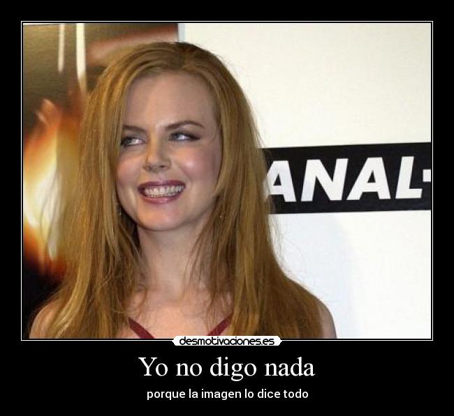 Yo no digo nada - 