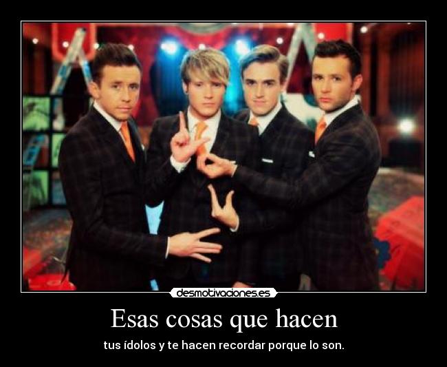 Esas cosas que hacen -