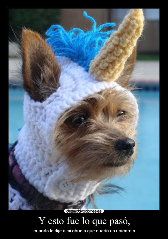 Y esto fue lo que pasó, -