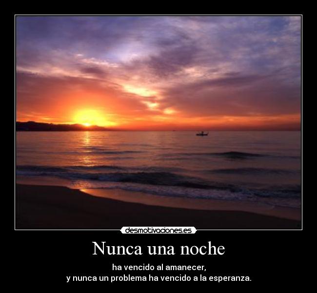Nunca una noche -
