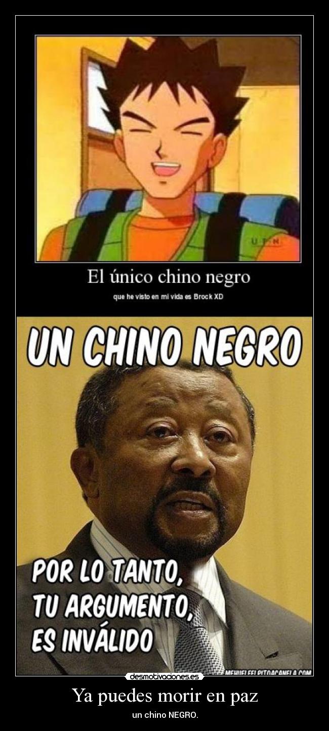 Ya puedes morir en paz -