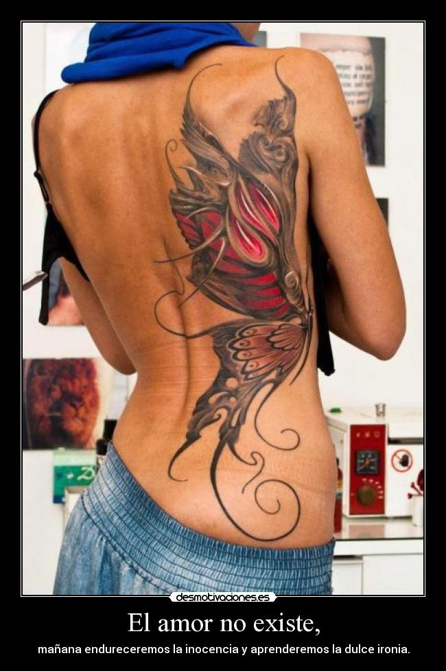 El amor no existe, -