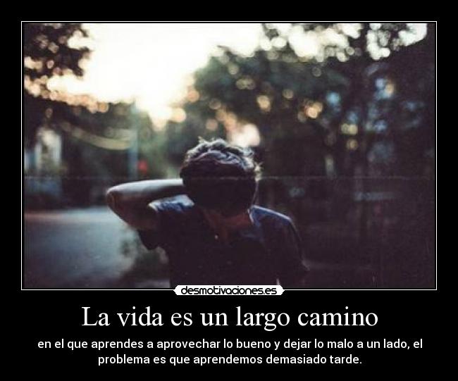 La vida es un largo camino -