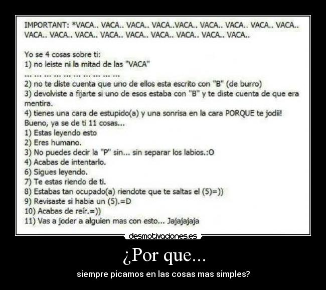 ¿Por que... -
