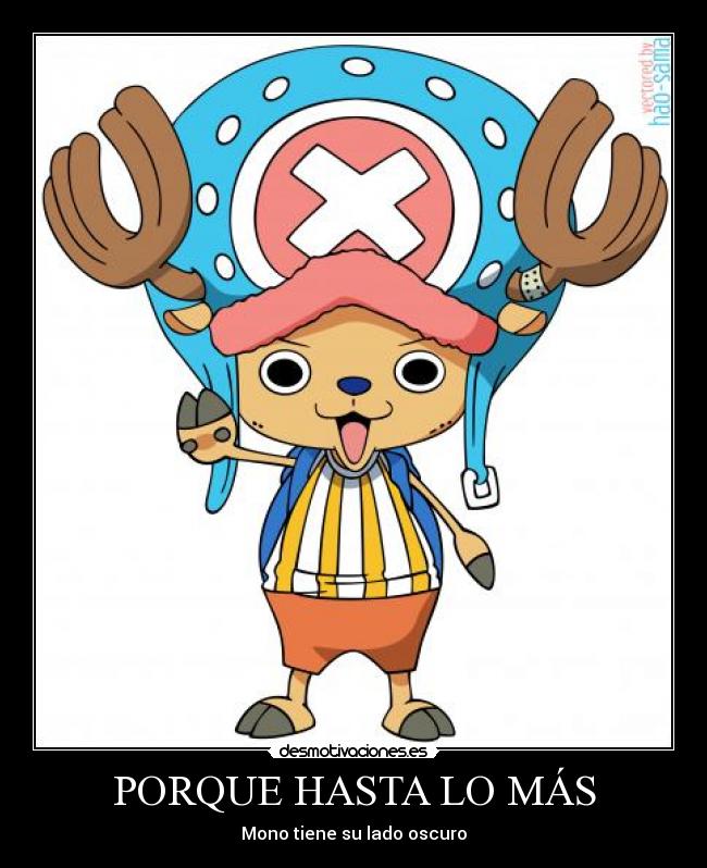 carteles one piece chopper desmotivaciones