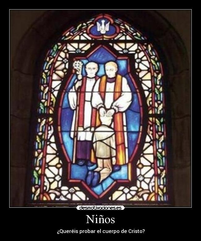 Niños - ¿Queréis probar el cuerpo de Cristo?