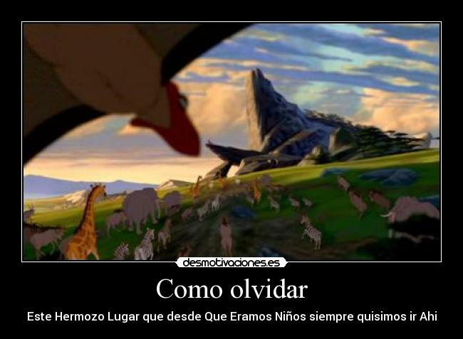 Como olvidar -