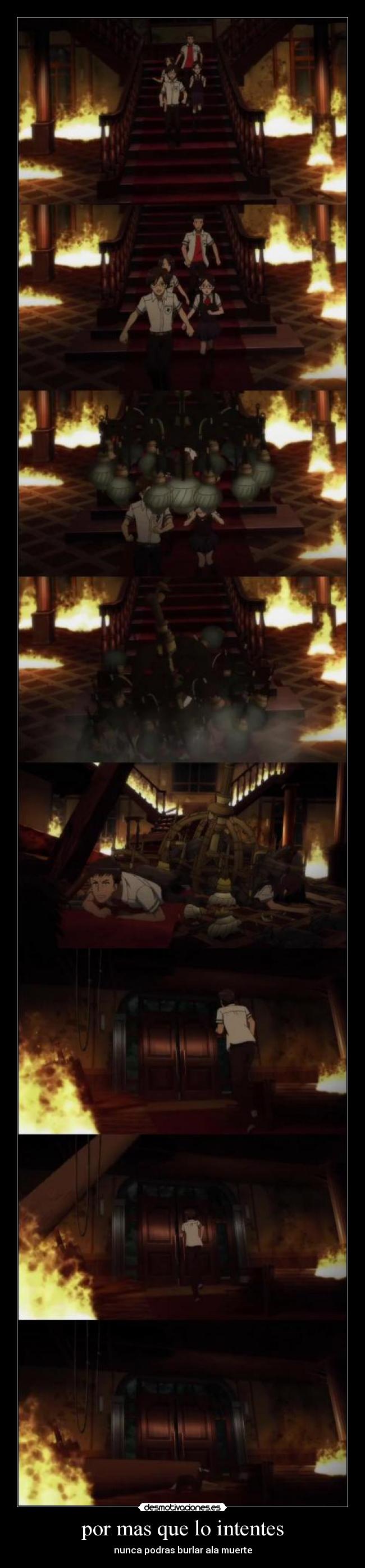 carteles another anime tan fuerte fue vida como fue muerte hola persona que lee los tags desmotivaciones