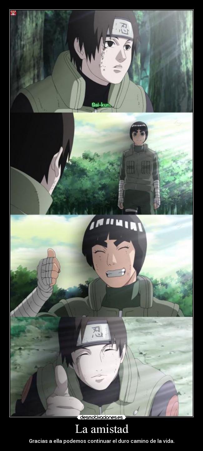 La amistad - Gracias a ella podemos continuar el duro camino de la vida.