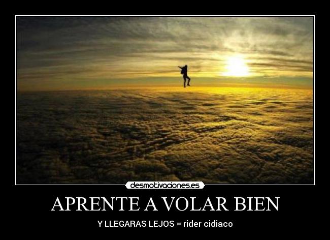 APRENTE A VOLAR BIEN - 