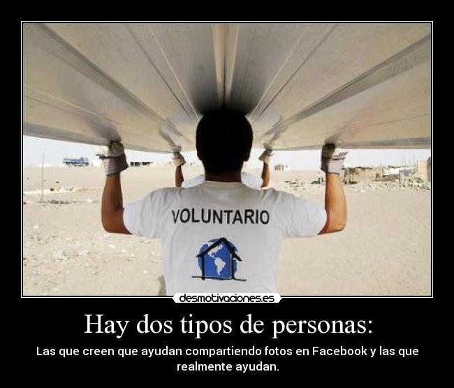 Hay dos tipos de personas: -