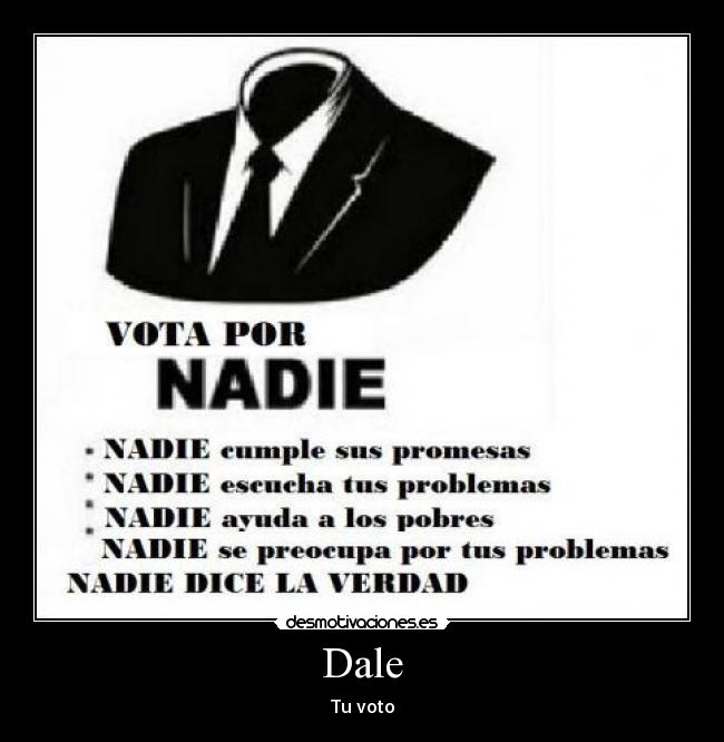 Dale - Tu voto