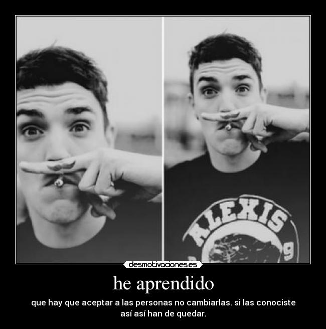 he aprendido - 