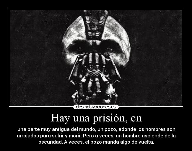 carteles batman the dark knight rises bane desmotivaciones