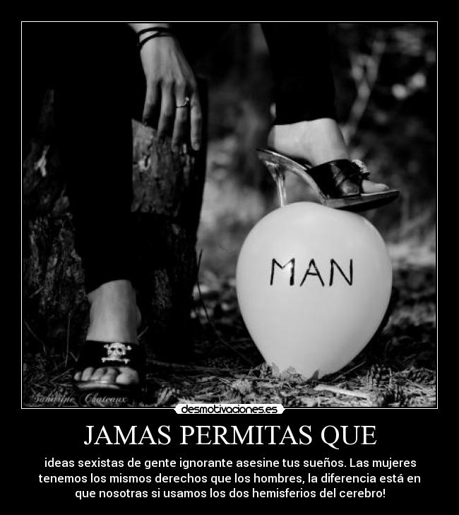 JAMAS PERMITAS QUE -