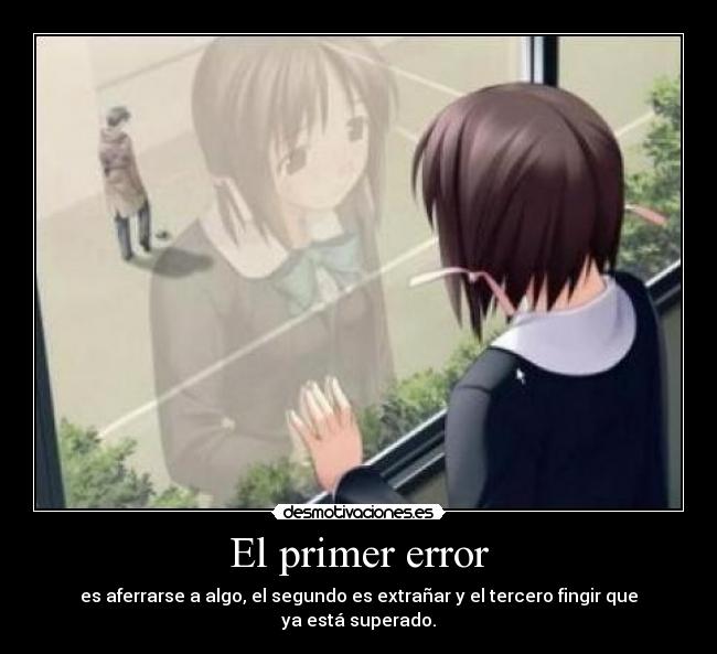 carteles primer error desmotivaciones