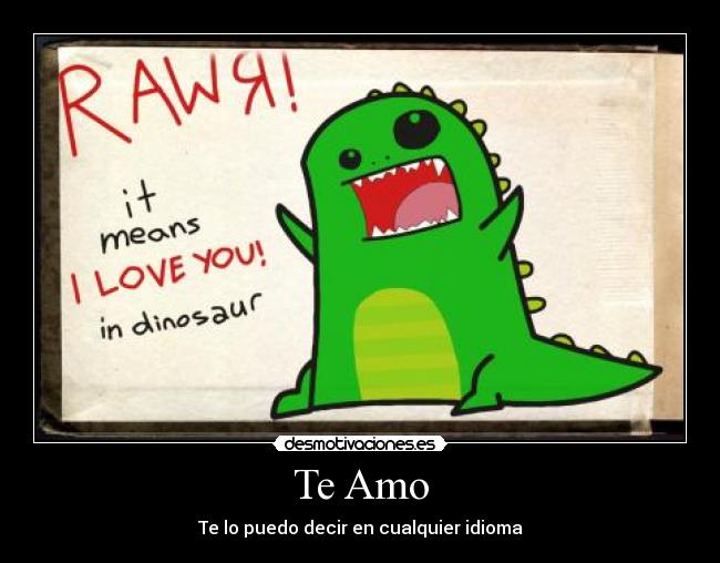 Te Amo - Te lo puedo decir en cualquier idioma