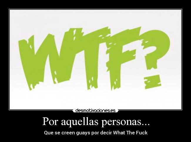 Por aquellas personas... -