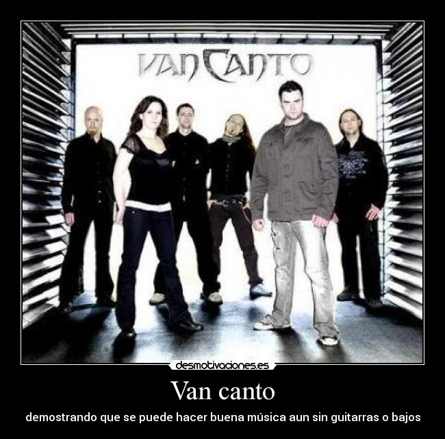 Van canto - demostrando que se puede hacer buena música aun sin guitarras o bajos
