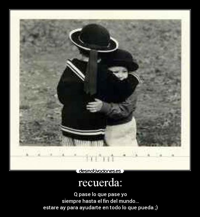 recuerda: - 