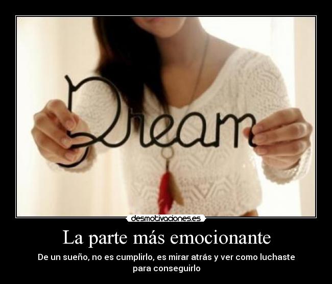 La parte más emocionante -