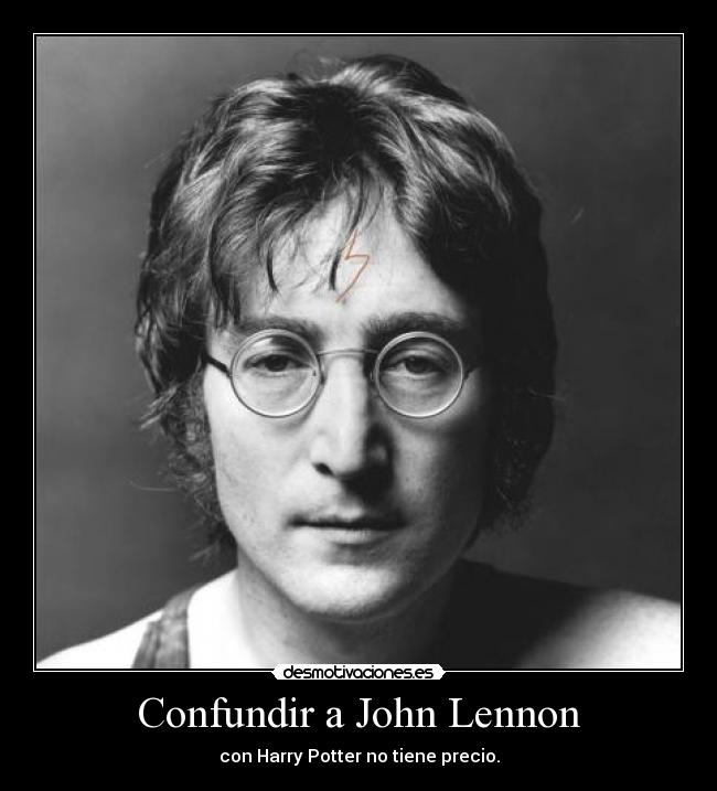 Confundir a John Lennon - con Harry Potter no tiene precio.