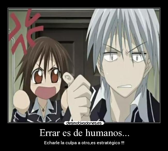 Errar es de humanos... -