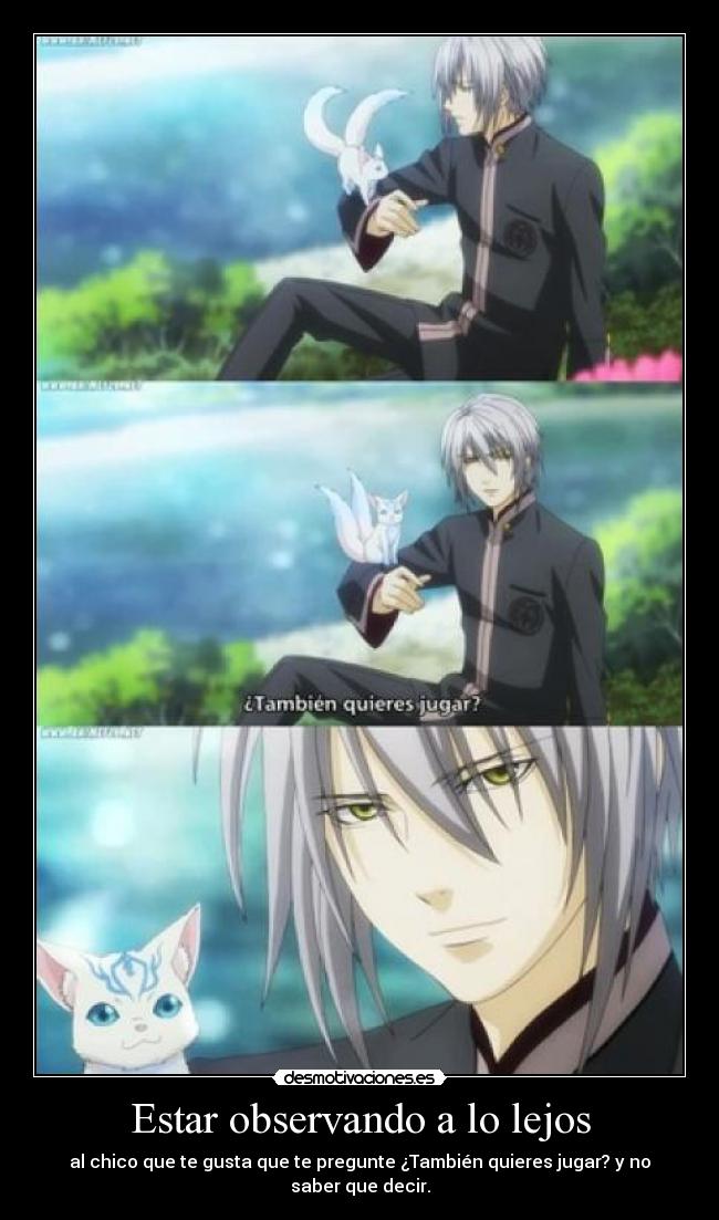 Estar observando a lo lejos -