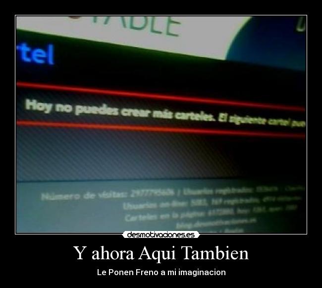 Y ahora Aqui Tambien - 