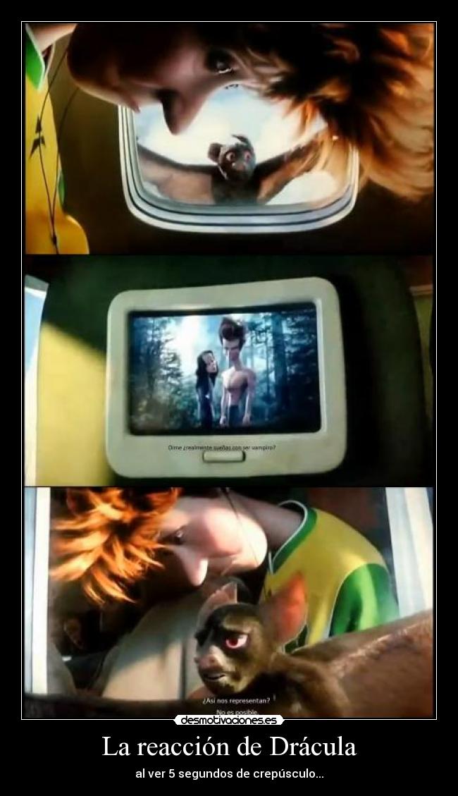 La reacción de Drácula -