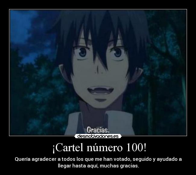 ¡Cartel número 100! - 