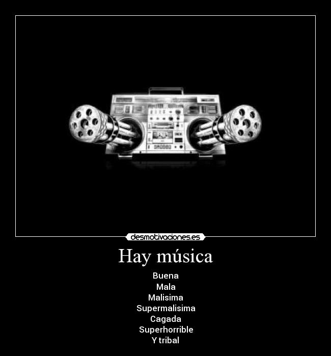 Hay música -