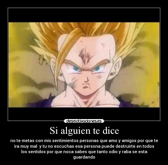 Si alguien te dice -