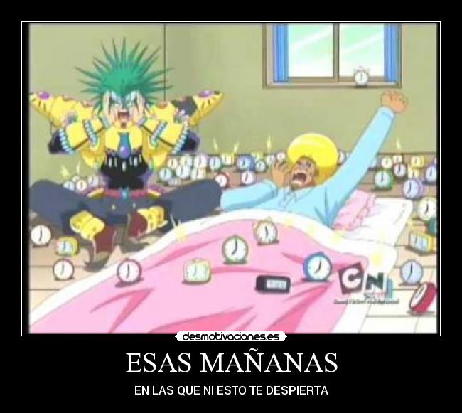 carteles levantarse con bobobo desmotivaciones