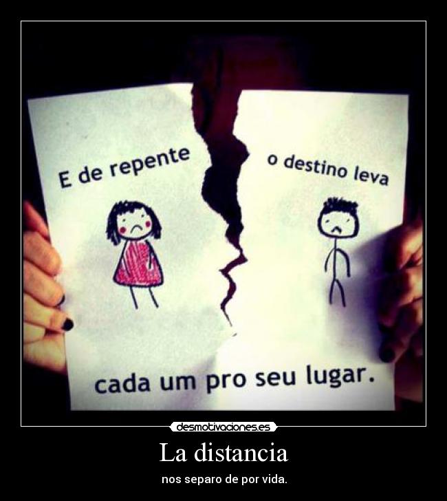 La distancia -