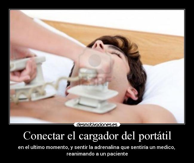 Conectar el cargador del portátil - 