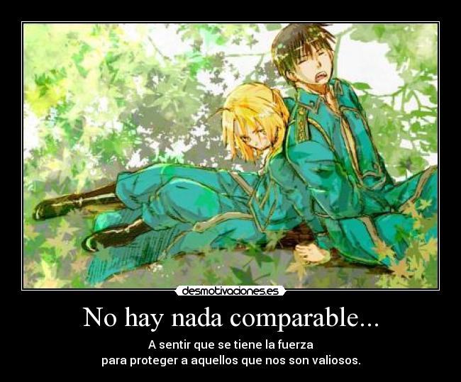 No hay nada comparable... - 