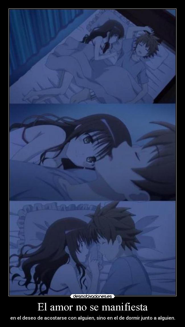 El amor no se manifiesta - 